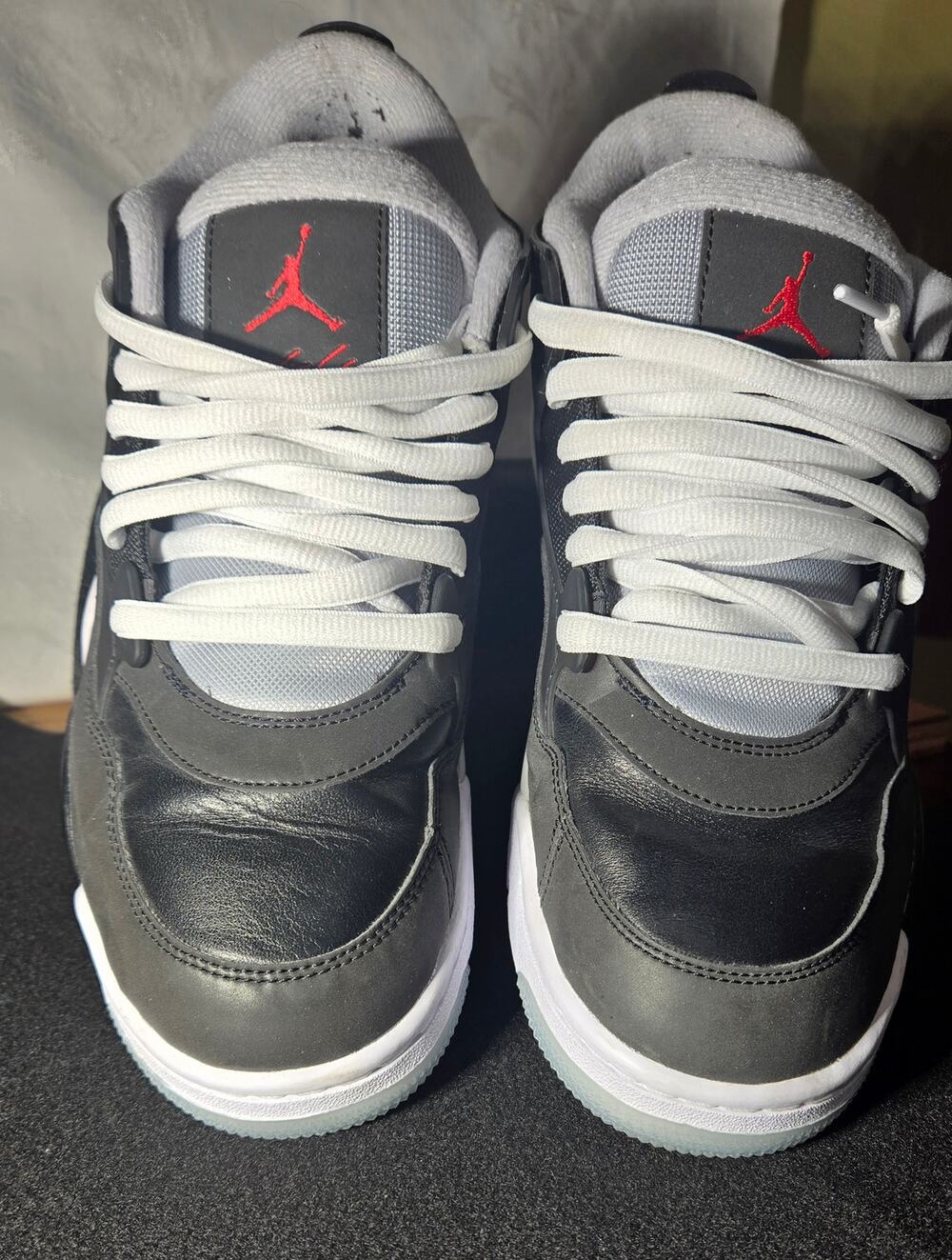 Air Jordan 4 RM "Black Metallic" Sneaker • Men's US 10